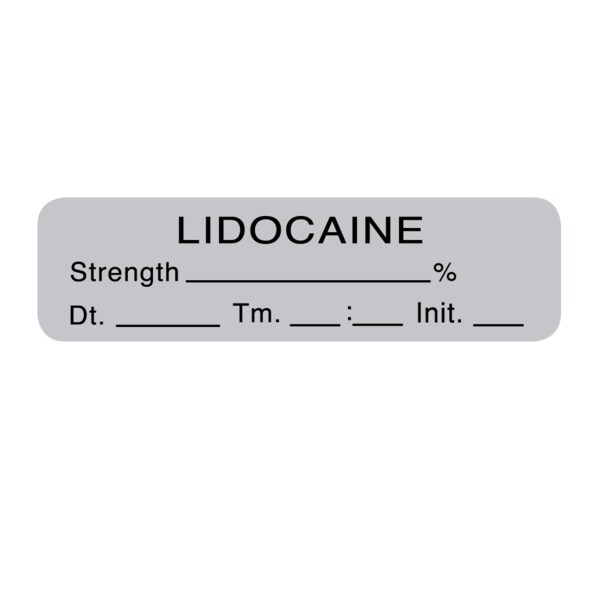 Nevs Lidocaine Strength_% 1/2 x 1-1/2 Gray w/Black SANTW-0081 - main